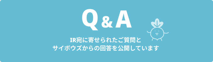 皆さまからのご質問とサイボウズからの回答